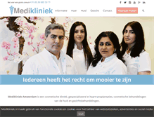 Tablet Screenshot of medi-kliniek.nl